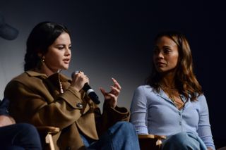 Selena Gomez and Zoe Saldana