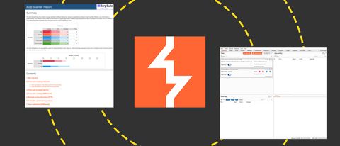 The Burp Suite logo and interfaces