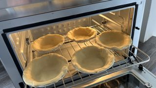 baking quiche pastry cases in air fryer before filling
