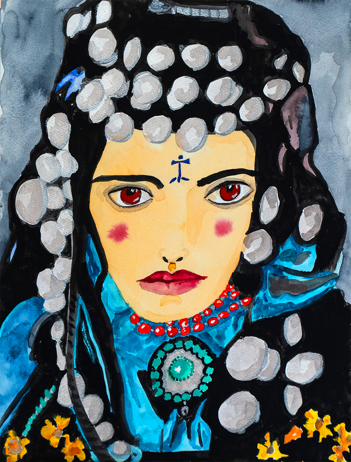 Johnny Rozsa tangier watercolour exhibition