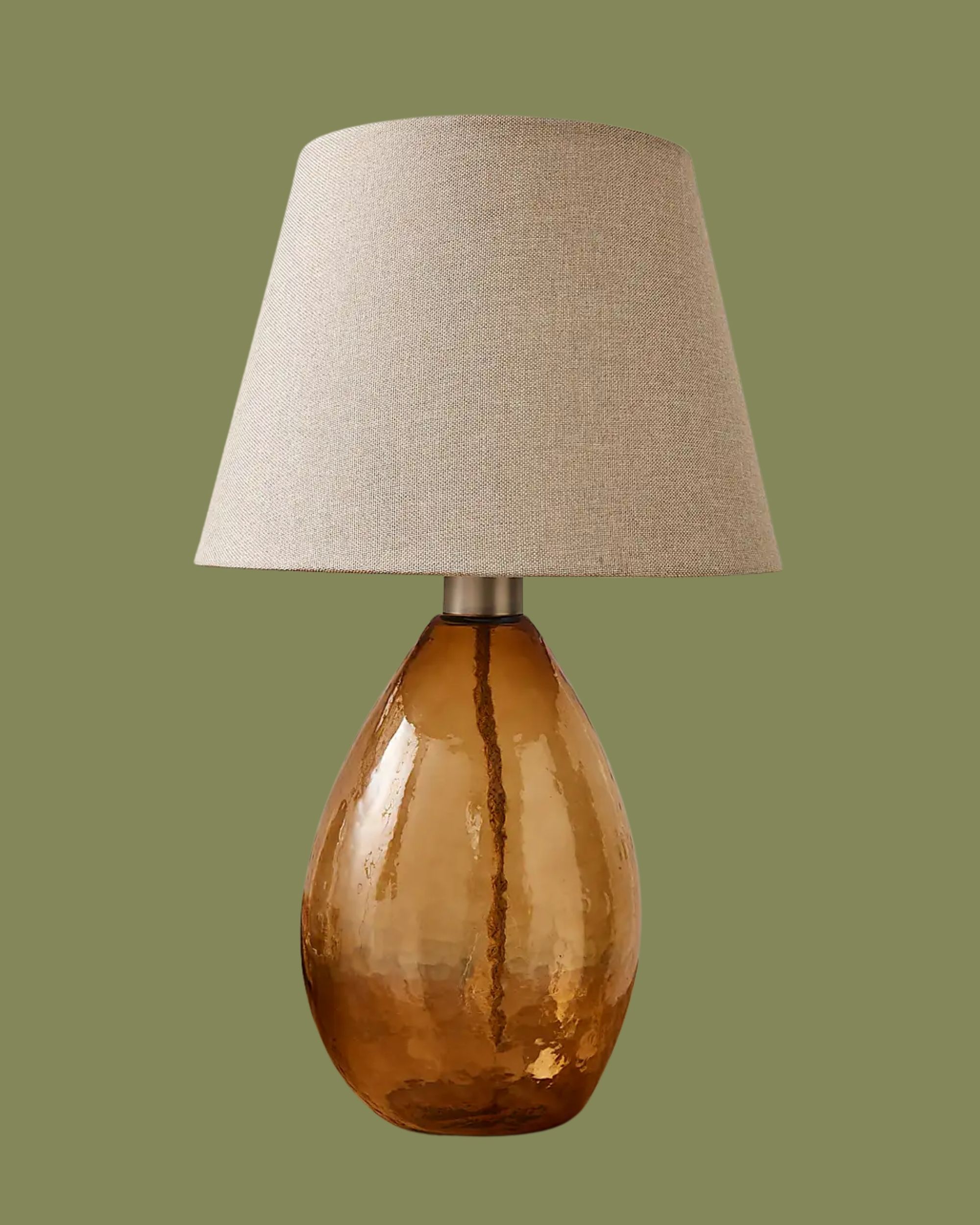 Dunelm, Fentress Large Recycled Glass Table Lamp