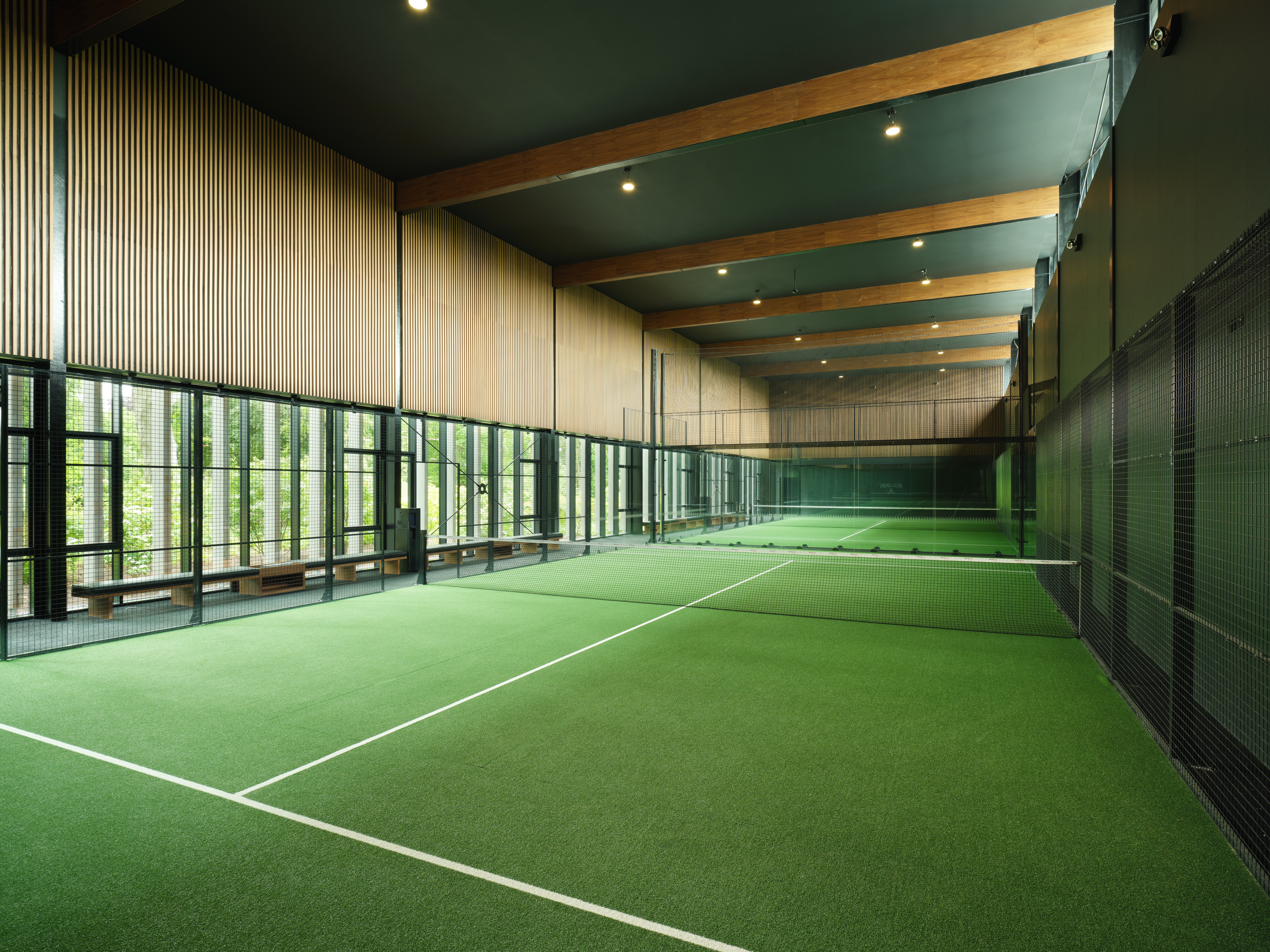 Padel courts at Adare Manor in Ireland