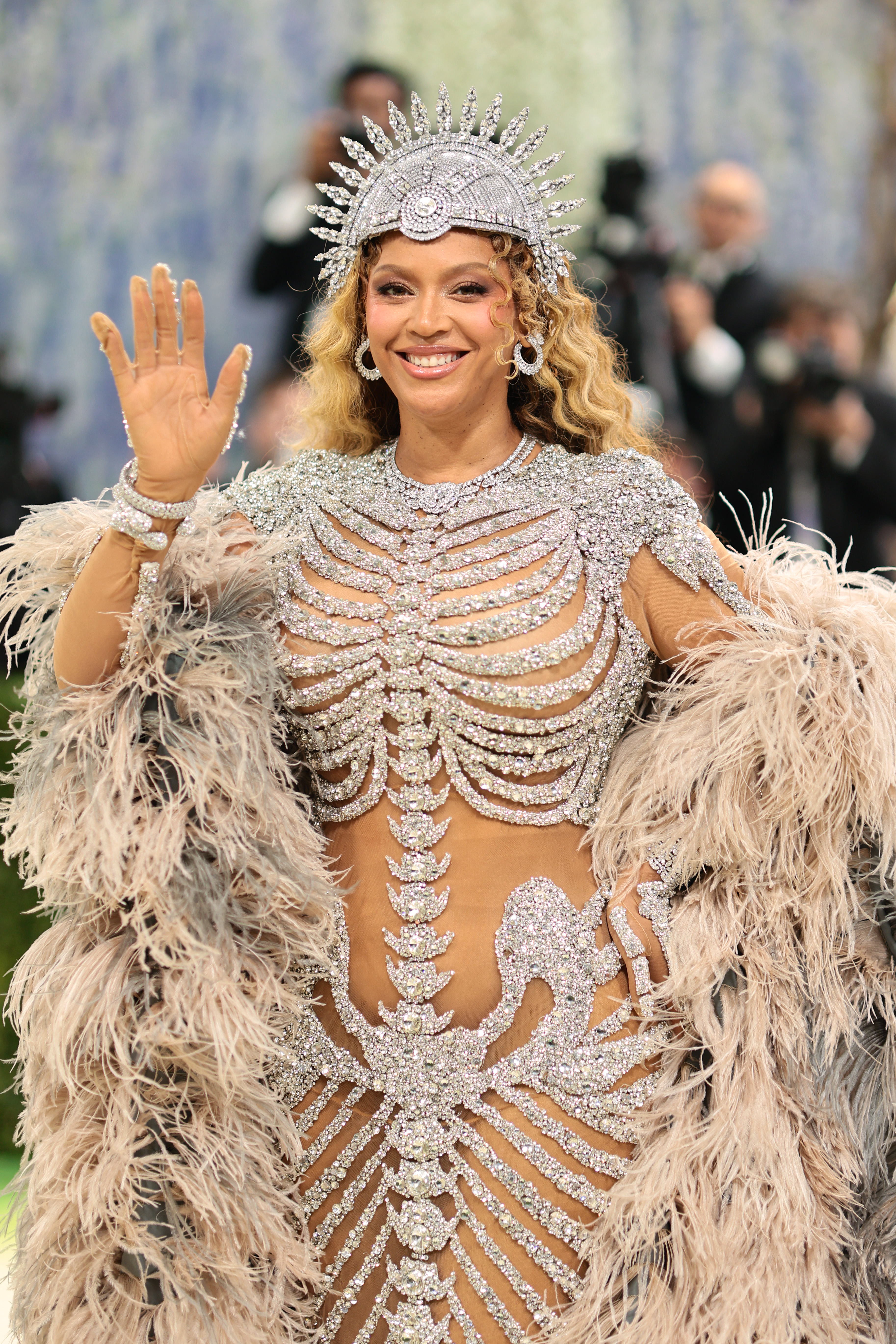 Beyonce on the 2026 met gala red carpet