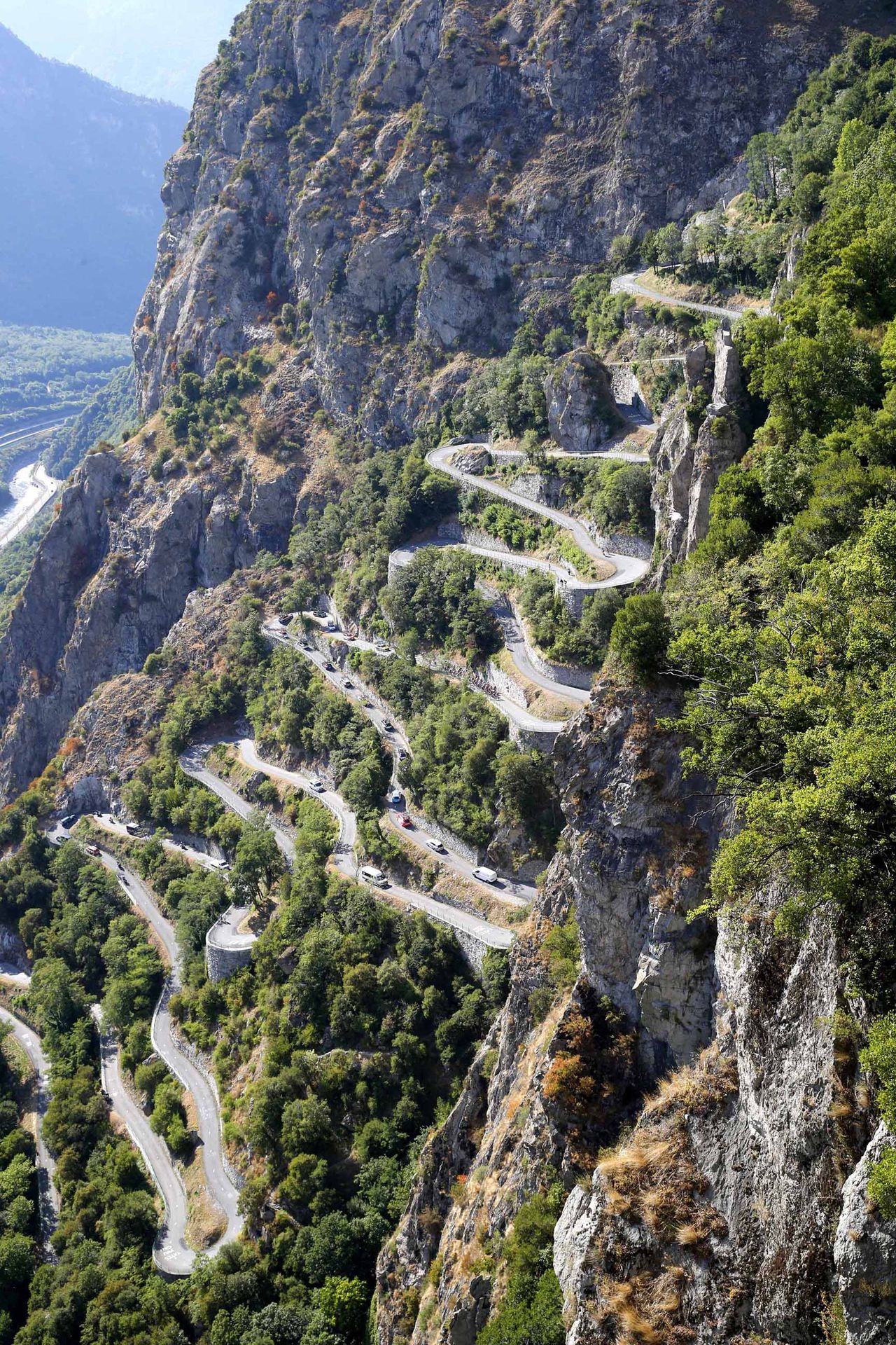 The Lacets de Montvernier provided a stirring finale to stage 18 of the Tour de France.