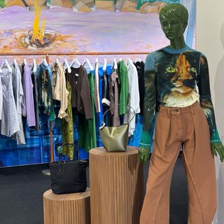 mannequin and JW anderson products at the JW Anderson pop-up in Selfridges