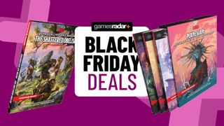 Black Friday deals badge with Planescape and Phandelver and Below books