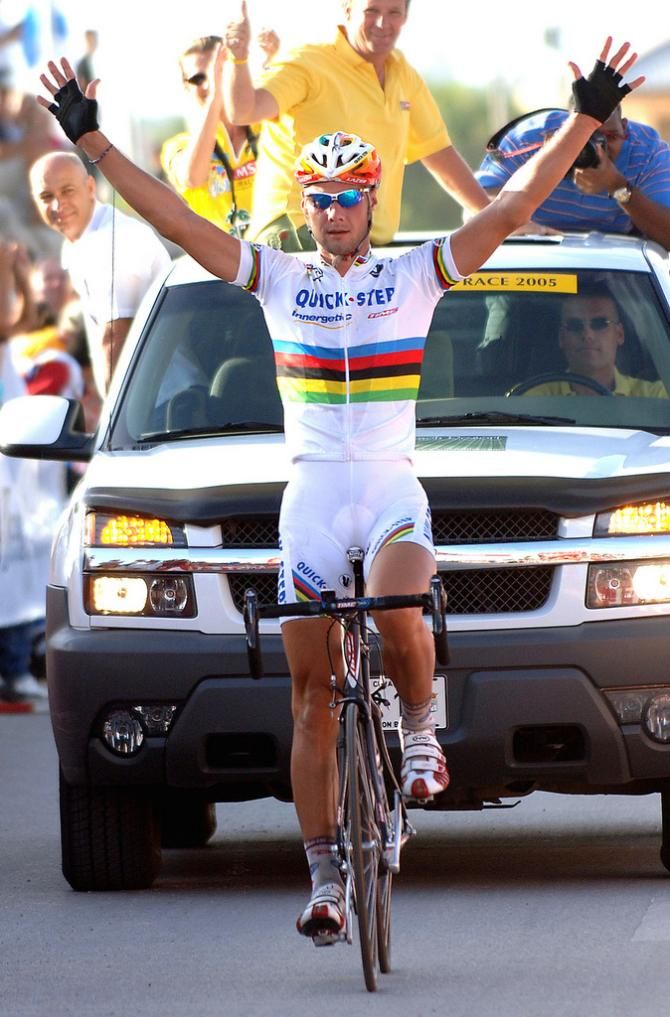 Tom Boonen wins the 2005 Amstel Cura&ccedil;ao Race