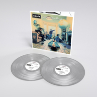 Oasis: Definitely Maybe 25th Anniversary Silver Vinyl