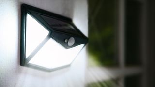 Outdoor solar door light