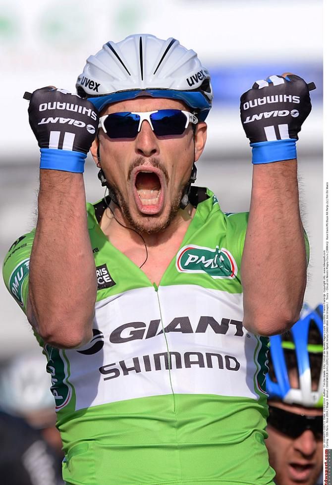 A triumphant John Degenkolb