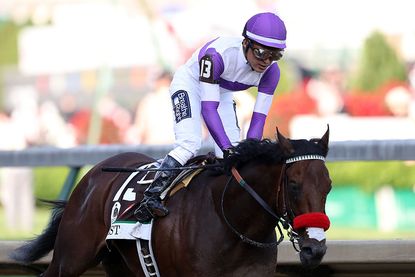 Nyquist will not race in Belmont. 