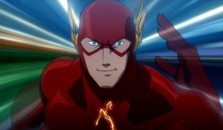 Justice League: The Flashpoint Paradox The Flash zooms through time
