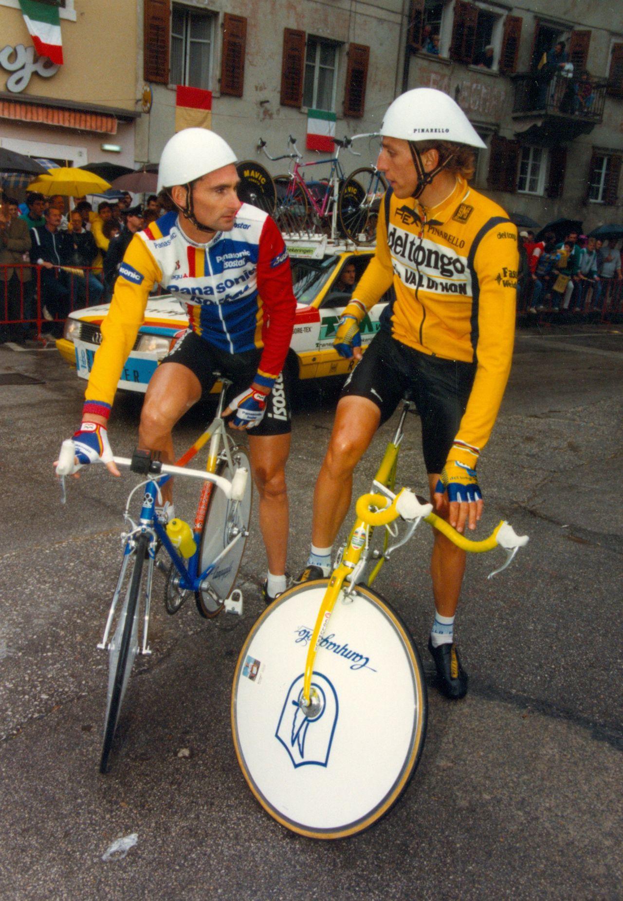 Allan Peiper with Maurizio Fondriest