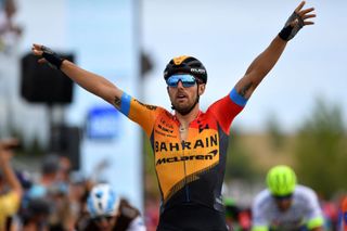 Bahrain McLaren’s Sonny Colbrelli wins stage 2 of the 2020 Route d’Occitanie