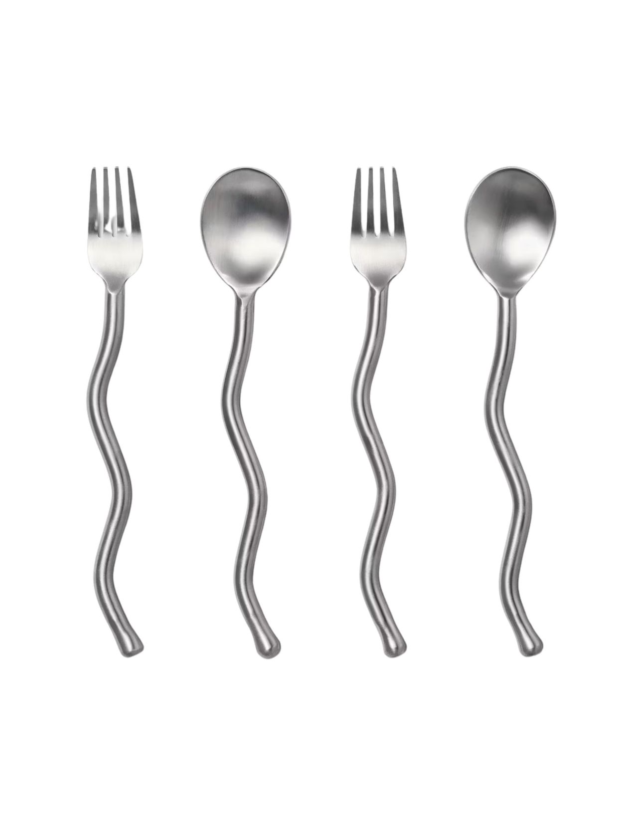 4pc Metal Appetizer Utensils
