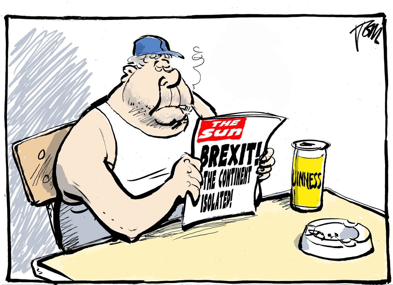 Political World Brexit newspaper