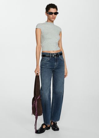 Bet High-Rise Balloon Jeans - Women | Mango Usa