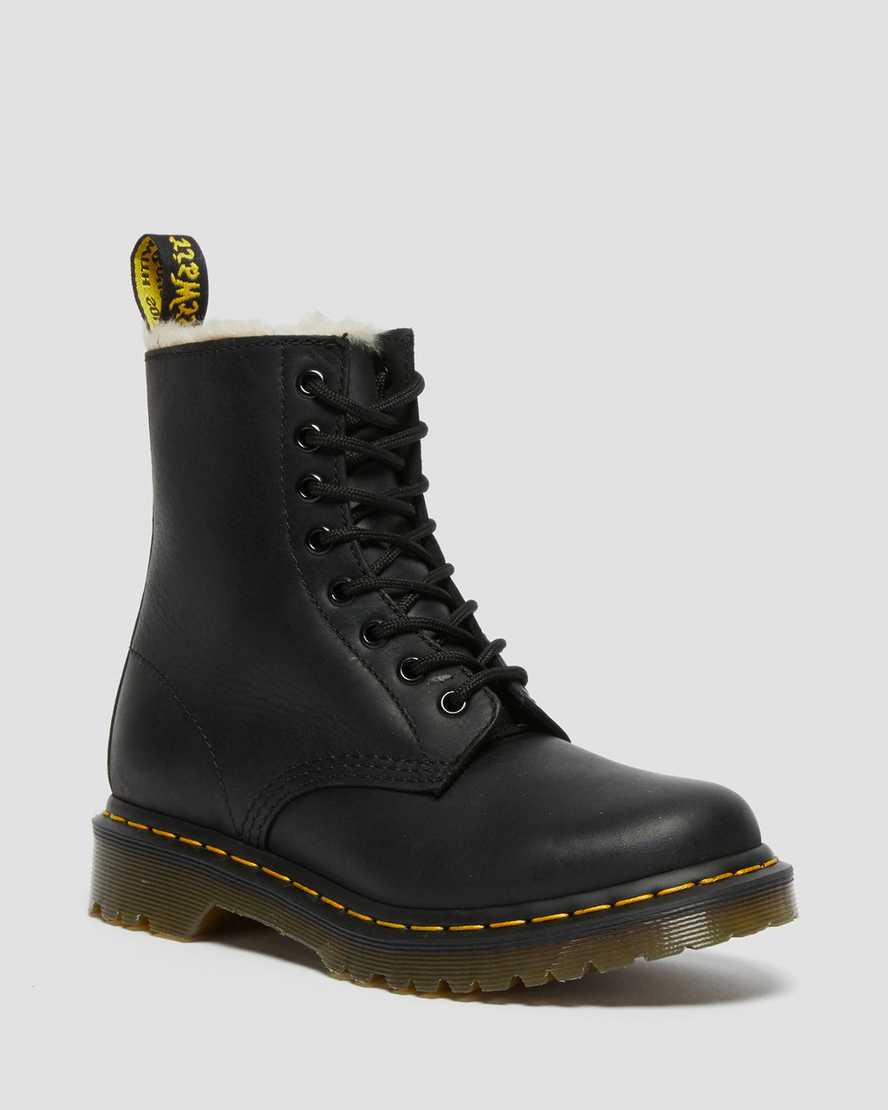 Dr Martens 1460 Women's Faux Fur Lined Lace Up Boots