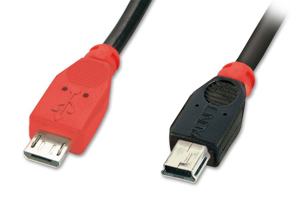 types of USB cable: micro usb vs mini-usb