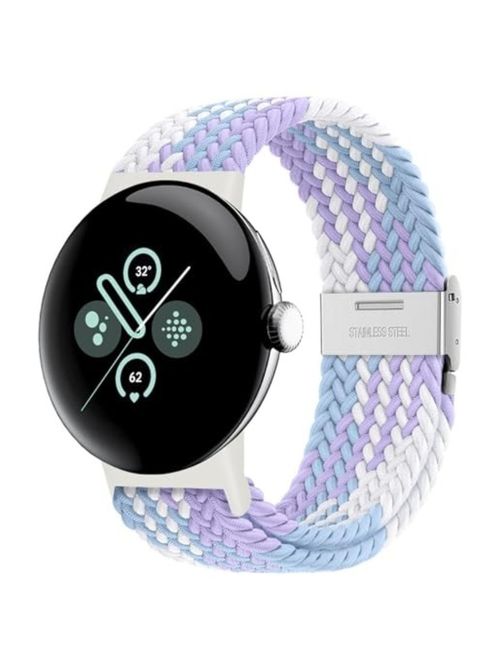 Stretchy Braided Band for Pixel Watch 4 (Violet)