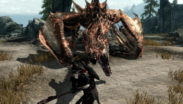 skyrim se dragon mod