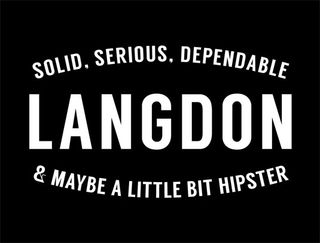 langdon font