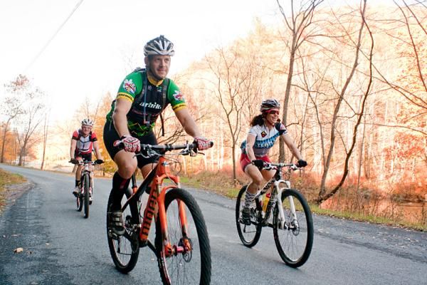 A group previews stages of the Trans-Sylvania Epic