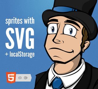 The twiDAQ avatar, a stock broker called Jim, is a composite of SVG sprites stored in your browser's localStorage