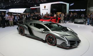 Grey Lamborghini Veneno