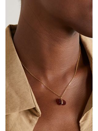 + Net Sustain Birthstone 14-Karat Gold Multi-Stone Necklace