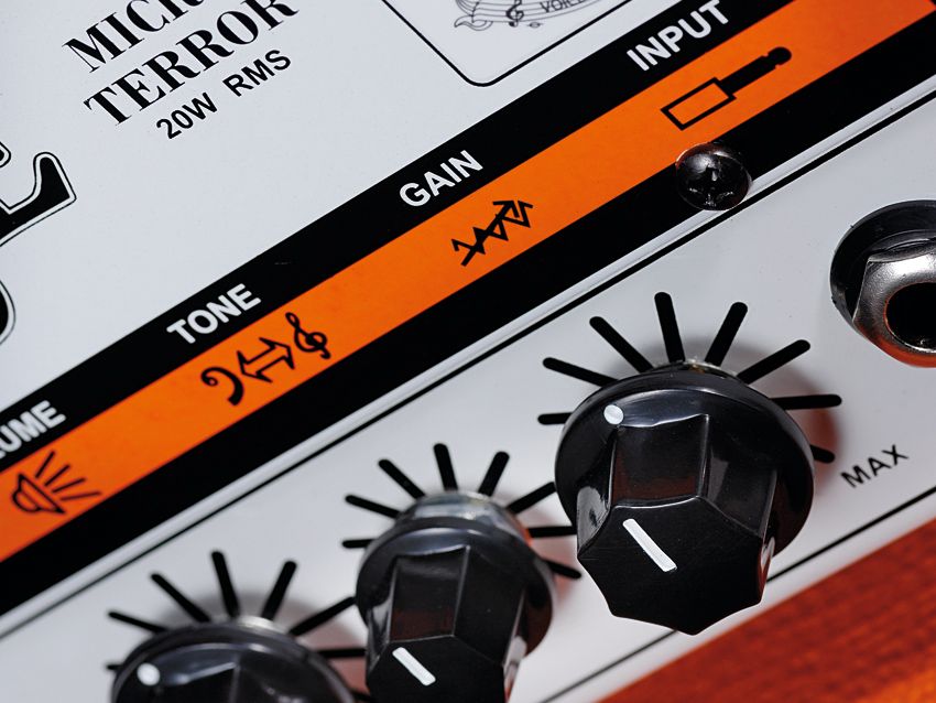 The Micro Terror's labelled control panel is easier to take in at a glance.