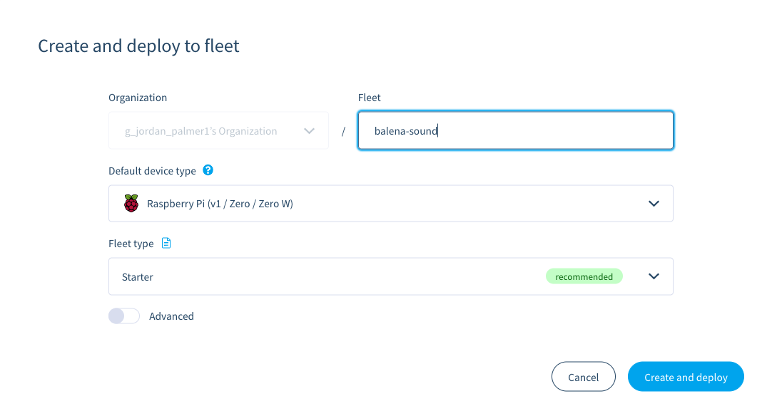 balena fleet deployment