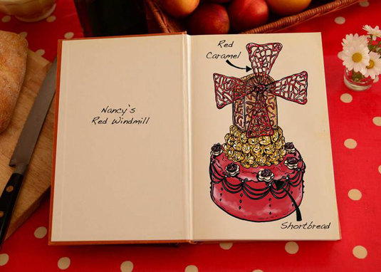 Tom Hovey for The Great British Bake-Off: Nancy's Red Windmill