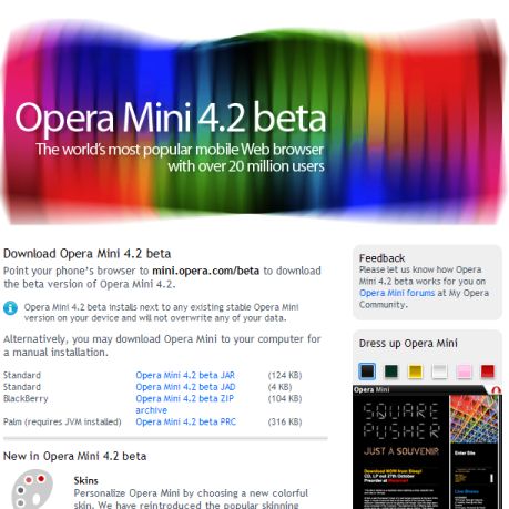 Beta Version Of Opera Mini 4 2 Browser Available For Download Itproportal