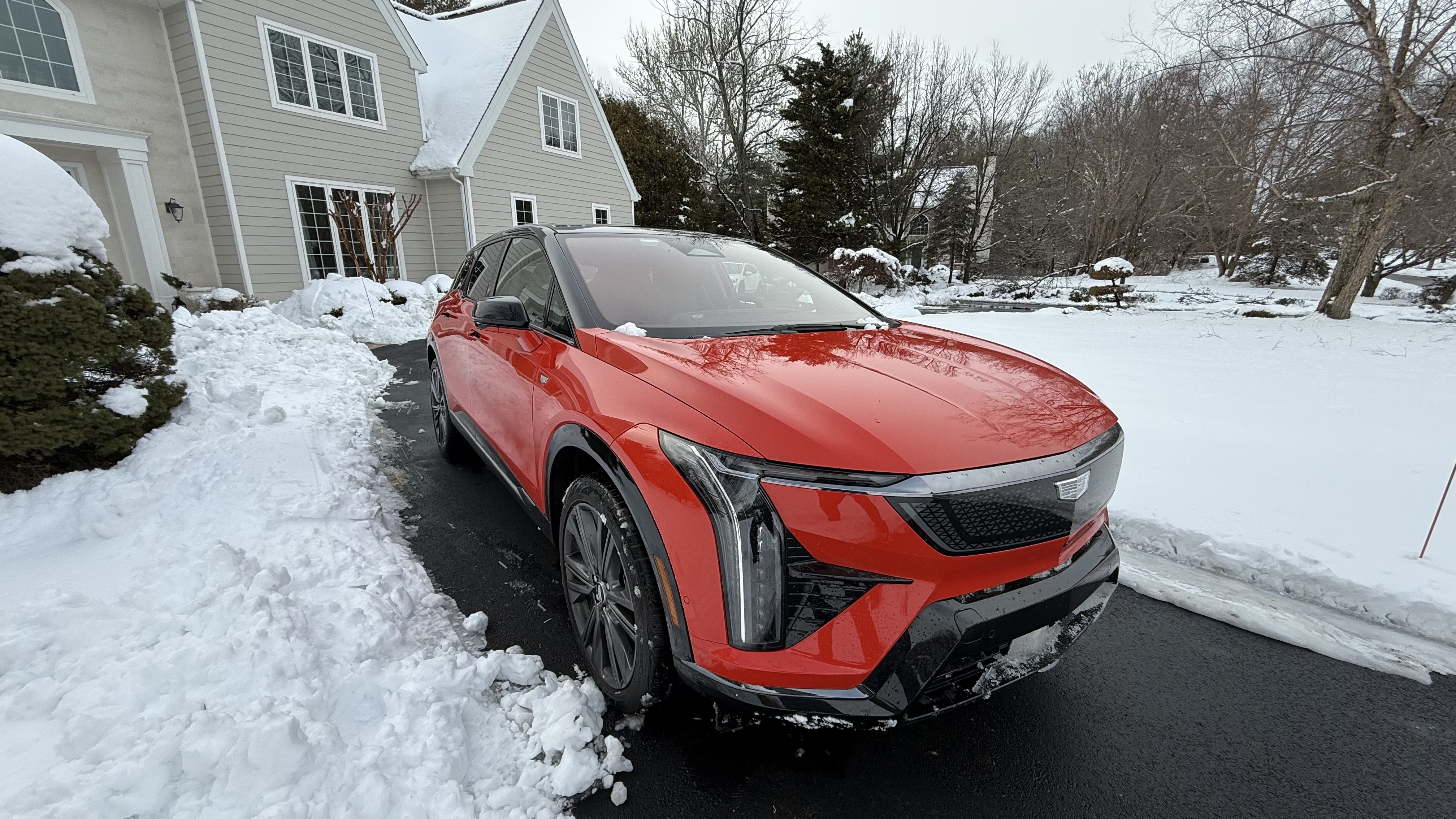 The Cadillac Lyric, with emphasis on the AKG Dolby Atmos speaker array