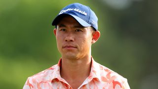 Collin Morikawa during the opening round of the 2023 Masters