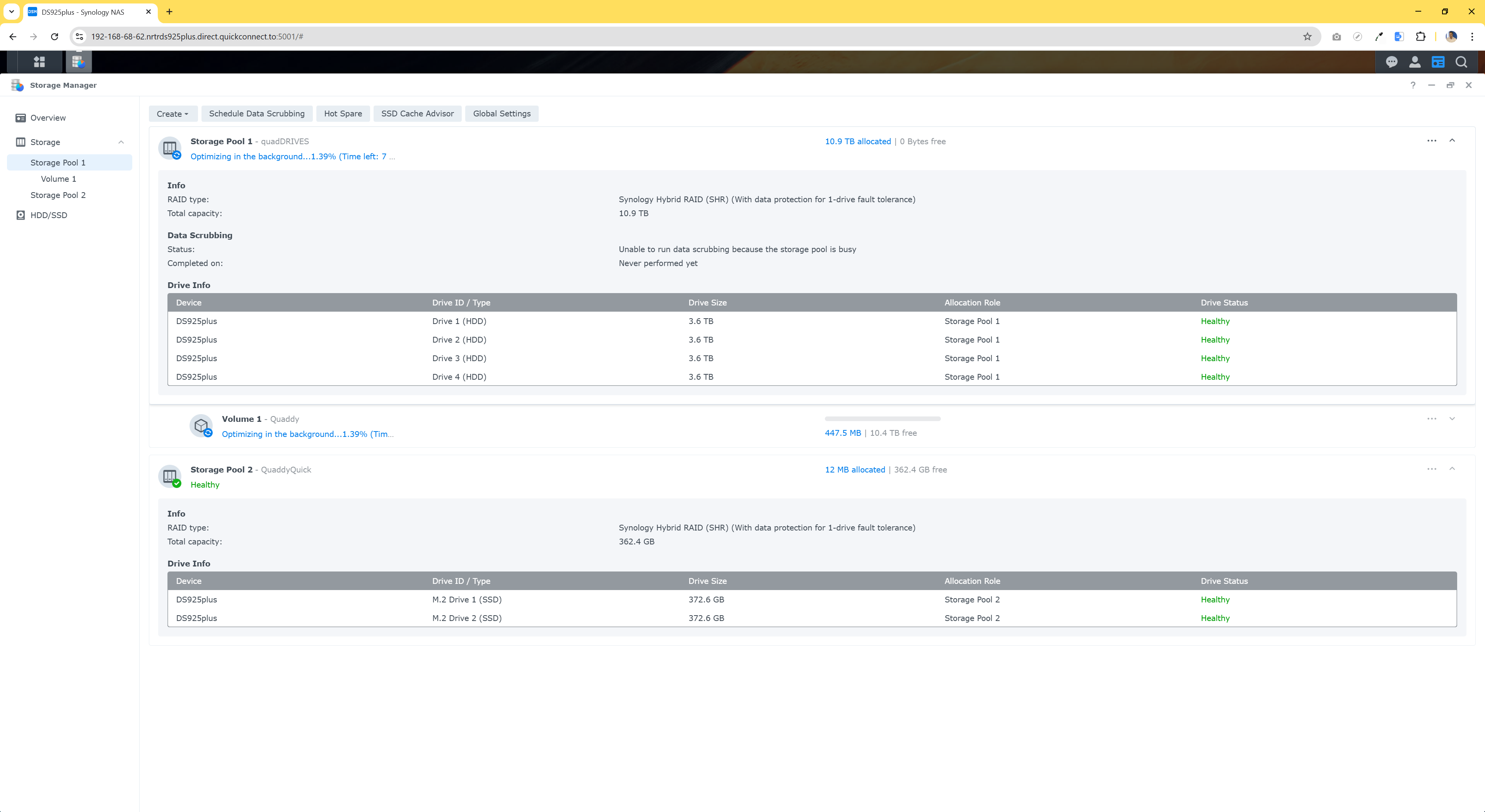 Synology DiskStation DS925+ DSM