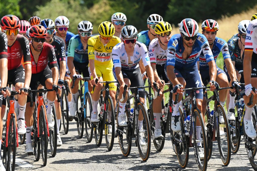 Tadej Pogacar and Remco Evenepoel at the Tour de France