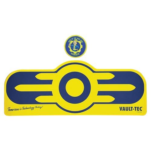 Fallout Vault-Tec XL Gaming Desk Pad & Coaster Set 
