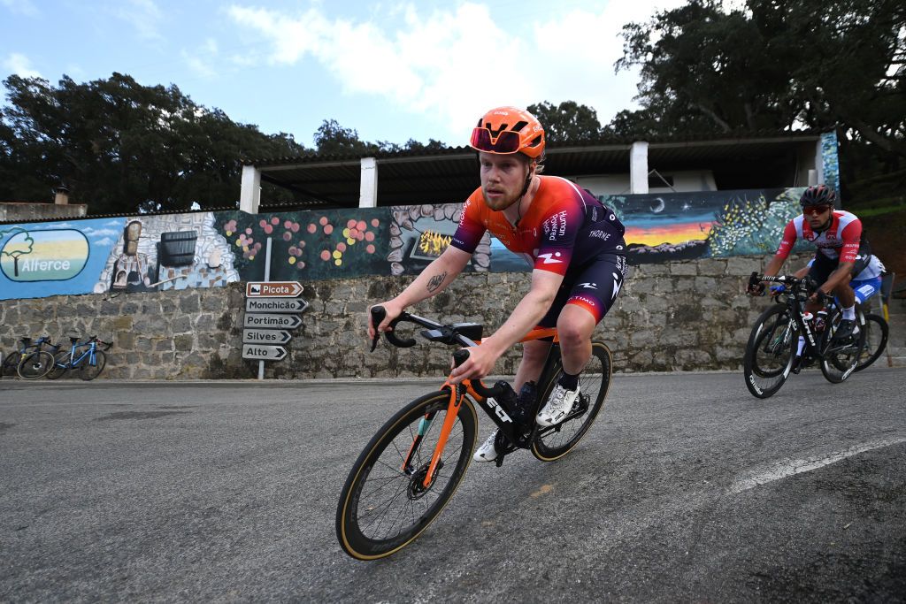Matt Gibson of Human Powered Health was in the break on stage 2 of the Volta ao Algarve