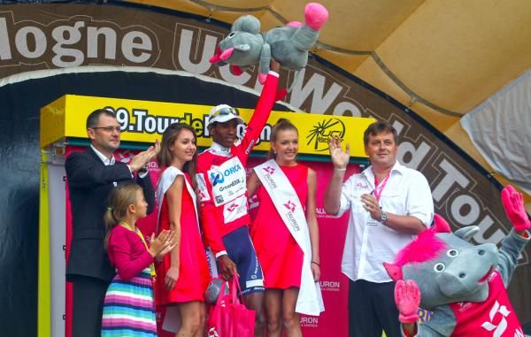 Daniel Teklehaimanot (Orica GreenEdge) leads the mountains classification.