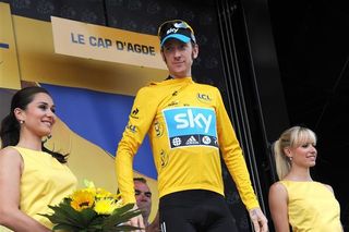 Bradley Wiggins survives another day in yellow at the 2012 Tour de France