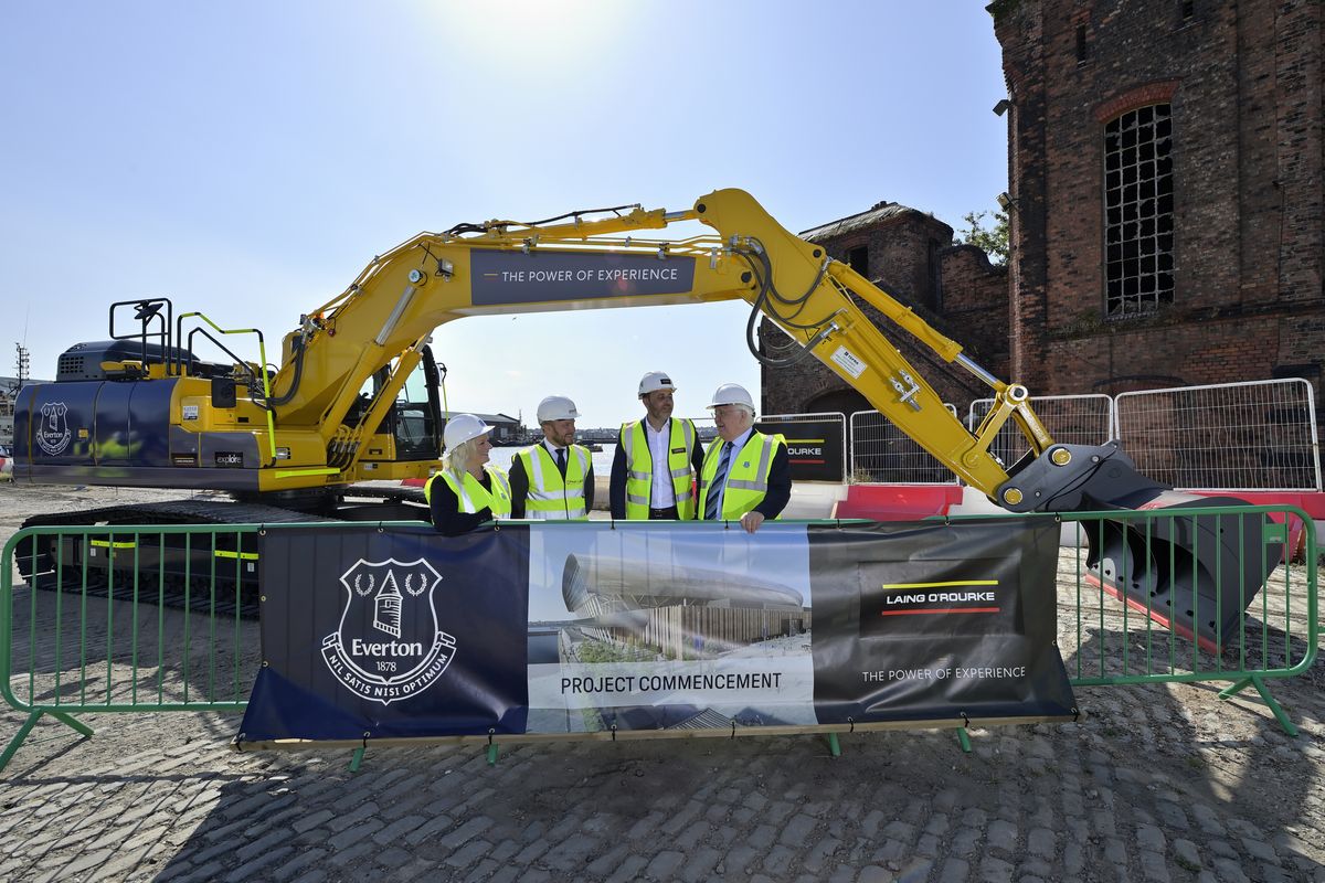 Everton Peel and Laing ORourke Breaking Ground