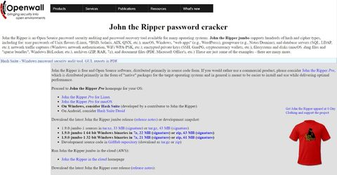 John the Ripper's homepage