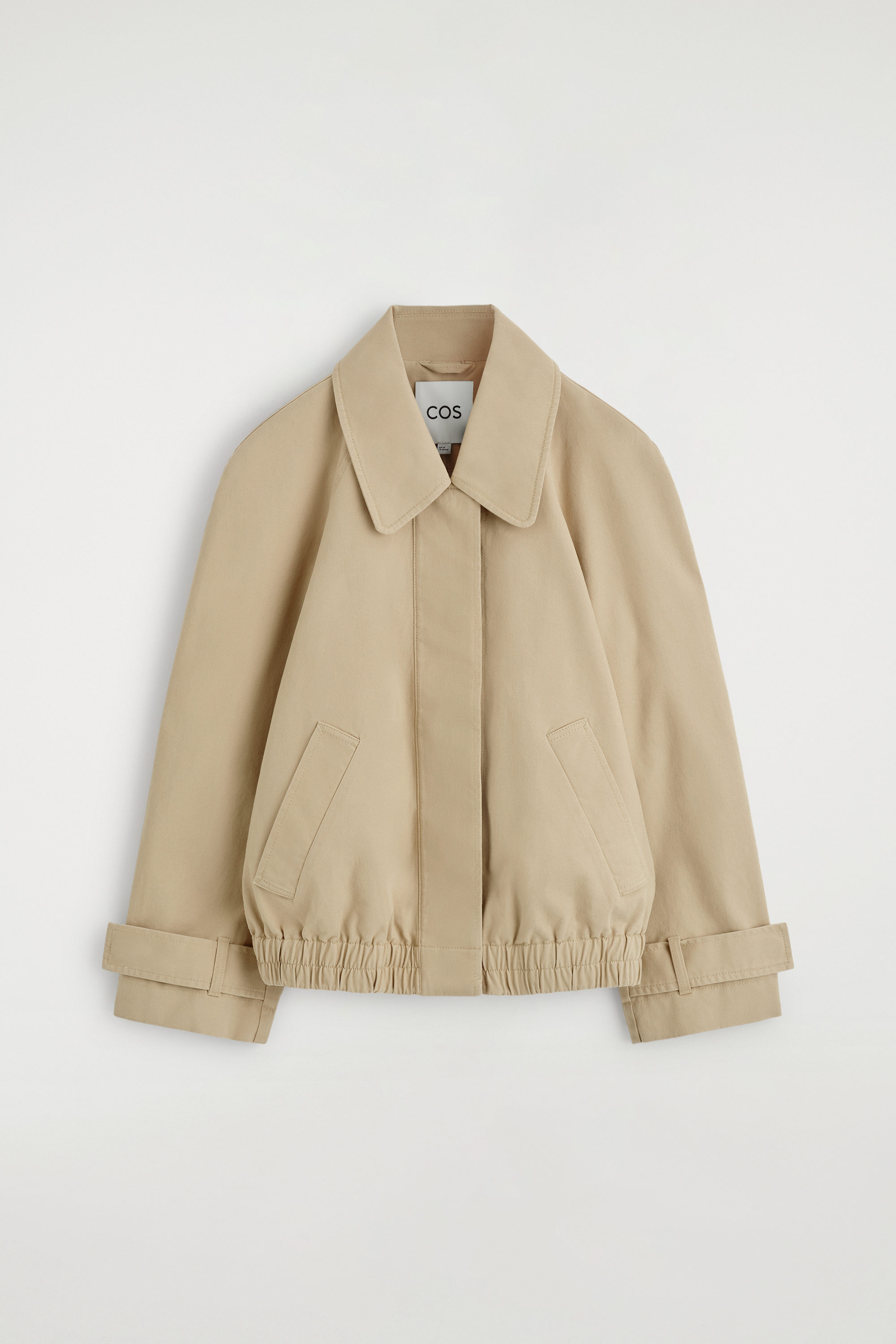 Rounded Cotton Blouson Jacket