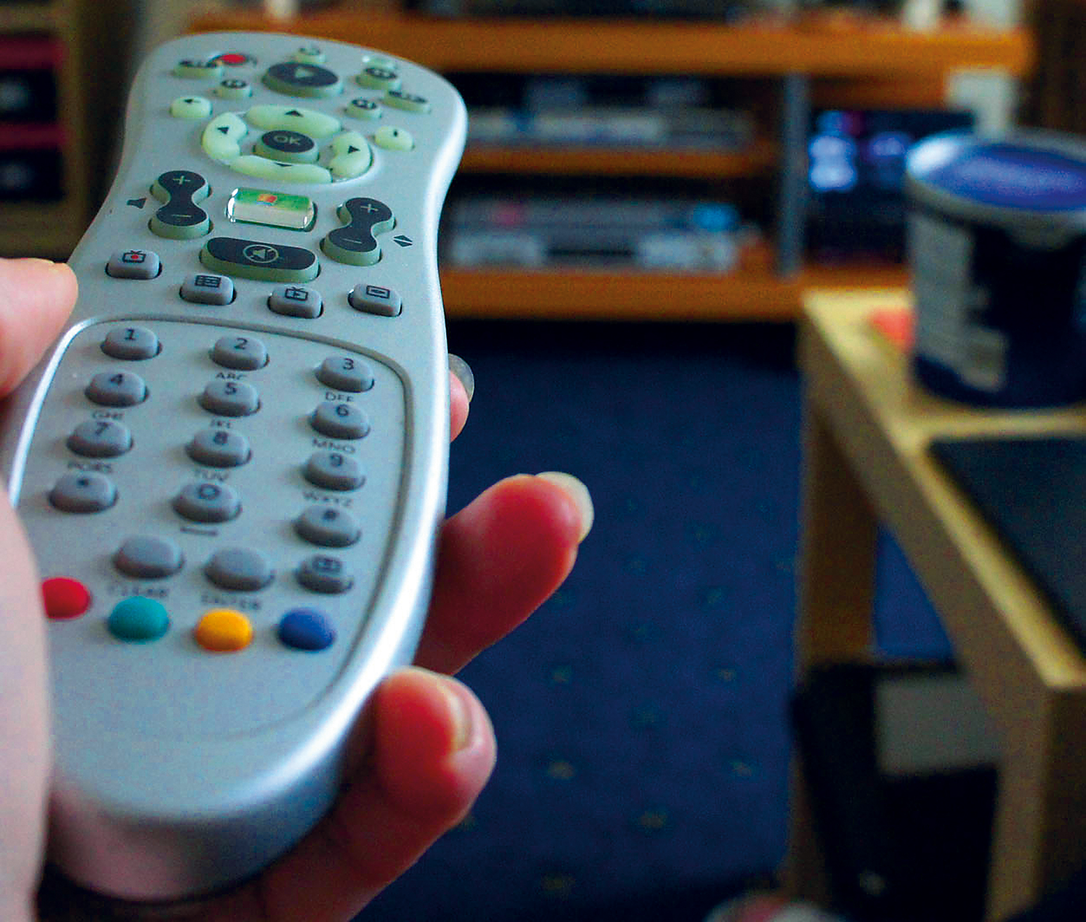 Media center remote