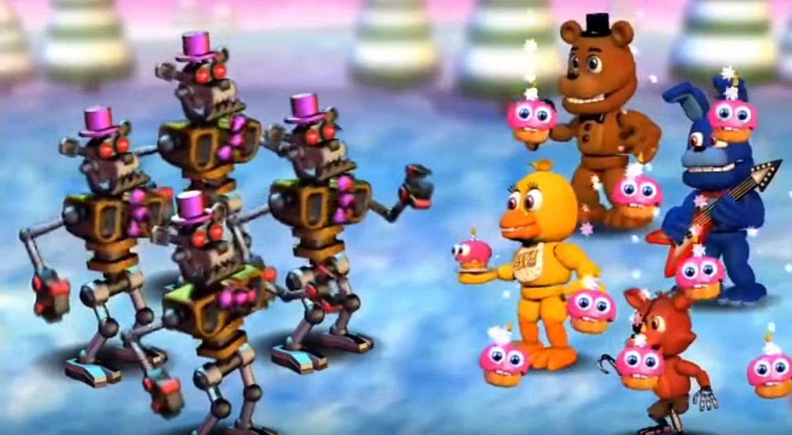 FNAF World  FIVE NIGHTS AT FREDDY'S CUTE EDITION!! 