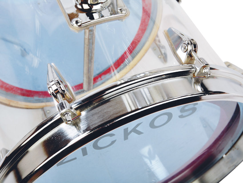 Zickos Transparent Drum Kit