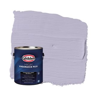 Lavender paint and can