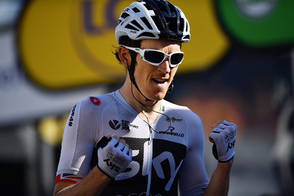 Geraint Thomas (Team Sky) wins stage 11